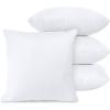 imageUtopia Bedding Waterproof Queen Size Pillow Protectors Zippered 4 Pack White Dust Mite and Bed Bug Proof Pillow case Protectors Moisture Wicking Pillow Encasement Covers 20 x 28 InchesWhite