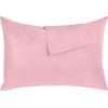 imageUtopia Bedding Waterproof Queen Size Pillow Protectors Zippered 4 Pack White Dust Mite and Bed Bug Proof Pillow case Protectors Moisture Wicking Pillow Encasement Covers 20 x 28 InchesPink
