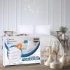 imageUtopia Bedding Waterproof Queen Size Pillow Protectors Zippered 4 Pack White Dust Mite and Bed Bug Proof Pillow case Protectors Moisture Wicking Pillow Encasement Covers 20 x 28 InchesWhite