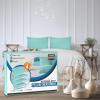 imageUtopia Bedding Waterproof Queen Size Pillow Protectors Zippered 4 Pack White Dust Mite and Bed Bug Proof Pillow case Protectors Moisture Wicking Pillow Encasement Covers 20 x 28 InchesSpa Blue