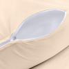 imageUtopia Bedding Waterproof Queen Size Pillow Protectors Zippered 4 Pack White Dust Mite and Bed Bug Proof Pillow case Protectors Moisture Wicking Pillow Encasement Covers 20 x 28 InchesBeige
