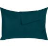 imageUtopia Bedding Waterproof Queen Size Pillow Protectors Zippered 4 Pack White Dust Mite and Bed Bug Proof Pillow case Protectors Moisture Wicking Pillow Encasement Covers 20 x 28 InchesTeal