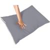 imageUtopia Bedding Waterproof Queen Size Pillow Protectors Zippered 4 Pack White Dust Mite and Bed Bug Proof Pillow case Protectors Moisture Wicking Pillow Encasement Covers 20 x 28 InchesGray