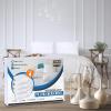 imageUtopia Bedding Waterproof Queen Size Pillow Protectors Zippered 4 Pack White Dust Mite and Bed Bug Proof Pillow case Protectors Moisture Wicking Pillow Encasement Covers 20 x 28 InchesWhite