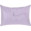 imageUtopia Bedding Waterproof Queen Size Pillow Protectors Zippered 4 Pack White Dust Mite and Bed Bug Proof Pillow case Protectors Moisture Wicking Pillow Encasement Covers 20 x 28 InchesLavender