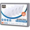 imageUtopia Bedding Waterproof Queen Size Pillow Protectors Zippered 4 Pack White Dust Mite and Bed Bug Proof Pillow case Protectors Moisture Wicking Pillow Encasement Covers 20 x 28 InchesGray
