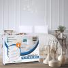 imageUtopia Bedding Waterproof Queen Size Pillow Protectors Zippered 4 Pack White Dust Mite and Bed Bug Proof Pillow case Protectors Moisture Wicking Pillow Encasement Covers 20 x 28 InchesWhite