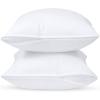 imageUtopia Bedding Waterproof Queen Size Pillow Protectors Zippered 4 Pack White Dust Mite and Bed Bug Proof Pillow case Protectors Moisture Wicking Pillow Encasement Covers 20 x 28 InchesWhite