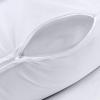 imageUtopia Bedding Waterproof Queen Size Pillow Protectors Zippered 4 Pack White Dust Mite and Bed Bug Proof Pillow case Protectors Moisture Wicking Pillow Encasement Covers 20 x 28 InchesWhite