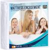 imageUtopia Bedding Zippered Mattress Encasement Queen 100 Waterproof Bed Bug and Dust Mite Proof Mattress Protector Absorbent SixSided Mattress Cover1