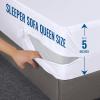 imageUtopia Bedding Zippered Mattress Encasement Queen 100 Waterproof Bed Bug and Dust Mite Proof Mattress Protector Absorbent SixSided Mattress Cover1