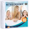 imageUtopia Bedding Zippered Mattress Encasement Queen 100 Waterproof Bed Bug and Dust Mite Proof Mattress Protector Absorbent SixSided Mattress Cover10