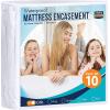 imageUtopia Bedding Zippered Mattress Encasement Queen 100 Waterproof Bed Bug and Dust Mite Proof Mattress Protector Absorbent SixSided Mattress Cover10