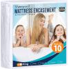 imageUtopia Bedding Zippered Mattress Encasement Queen 100 Waterproof Bed Bug and Dust Mite Proof Mattress Protector Absorbent SixSided Mattress Cover10