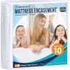 imageUtopia Bedding Zippered Mattress Encasement Queen 100 Waterproof Bed Bug and Dust Mite Proof Mattress Protector Absorbent SixSided Mattress Cover10