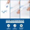 imageUtopia Bedding Zippered Mattress Encasement Queen 100 Waterproof Bed Bug and Dust Mite Proof Mattress Protector Absorbent SixSided Mattress Cover10