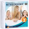 imageUtopia Bedding Zippered Mattress Encasement Queen 100 Waterproof Bed Bug and Dust Mite Proof Mattress Protector Absorbent SixSided Mattress Cover2