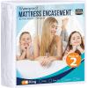 imageUtopia Bedding Zippered Mattress Encasement Queen 100 Waterproof Bed Bug and Dust Mite Proof Mattress Protector Absorbent SixSided Mattress Cover2