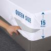 imageUtopia Bedding Zippered Mattress Encasement Queen 100 Waterproof Bed Bug and Dust Mite Proof Mattress Protector Absorbent SixSided Mattress Cover4