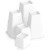 imageUtopia Bedding Adjustable Bed Furniture Risers  Elevation in Heights 3 5 or 8 Inch Heavy Duty Risers for Beds  Supports up to 1300 lbs  Set of 4 Riser BlackWhite