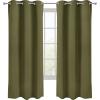imageUtopia Bedding Blackout Curtains for Bedroom Grommet Window Curtains 63 Inch Length 2 Panels Thermal Insulated Drapes for Living Room Navy 52W x 63L InchesOlive