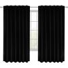 imageUtopia Bedding Curtain for Bedroom  Rod Pocket Blackout Curtains 63 Inch Length 2 Panels Set  Thermal Curtains ampamp Drapes for Living Room Bedroom 52W x 63L Inches BlackBlack