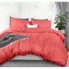 imageUtopia Bedding Duvet Cover King Size  1 Duvet Cover with 2 Pillow Shams  3 Pieces Bedding Duvet Cover with Zipper Closure  Soft Brushed Microfiber 104 X 90 Inches King NavyCoral