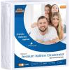 imageUtopia Bedding Premium Waterproof Bed Bug Mattress Cover Twin Zippered Mattress Protector 12 Inches Deep Dust Mite Proof 6Sided Mattress Encasement for BedTwin Pack of 1