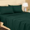 imageUtopia Bedding Queen Sheet Set  Brushed Microfiber  Soft Bed Sheets for Queen Size Bed Set  Includes 1 Fitted 1 Flat ampamp 2 Pillow Cases  Deep Pocket Grey10  Emerald