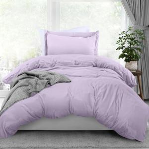 imageUtopia Bedding Duvet Cover King Size  1 Duvet Cover with 2 Pillow Shams  3 Pieces Bedding Duvet Cover with Zipper Closure  Soft Brushed Microfiber 104 X 90 Inches King NavyLavender