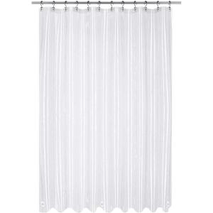 imageUtopia Bedding Shower Curtain Liner Heavy Duty Vinyl EVA 10G Waterproof Plastic Shower Liner 72 x 72 Inches 12 Rustproof Metal Grommets Standard Size for Bathroom Clear 1 Panel