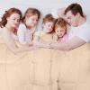 imageUtopia Bedding All Season Down Alternative Quilted Queen Comforter Duvet Insert with Corner Tabs Machine Washable Bed Comforter WhiteBeige