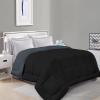 imageUtopia Bedding All Season Down Alternative Quilted Queen Comforter Duvet Insert with Corner Tabs Machine Washable Bed Comforter WhiteBlackGrey