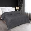 imageUtopia Bedding All Season Down Alternative Quilted Queen Comforter Duvet Insert with Corner Tabs Machine Washable Bed Comforter WhiteGrey