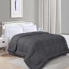 imageUtopia Bedding All Season Down Alternative Quilted Queen Comforter Duvet Insert with Corner Tabs Machine Washable Bed Comforter WhiteGrey