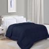 imageUtopia Bedding All Season Down Alternative Quilted Queen Comforter Duvet Insert with Corner Tabs Machine Washable Bed Comforter WhiteNavy