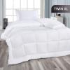 imageUtopia Bedding All Season Down Alternative Quilted Queen Comforter Duvet Insert with Corner Tabs Machine Washable Bed Comforter WhiteWhite