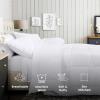 imageUtopia Bedding All Season Down Alternative Quilted Queen Comforter Duvet Insert with Corner Tabs Machine Washable Bed Comforter WhiteWhite