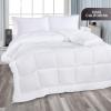 imageUtopia Bedding All Season Down Alternative Quilted Queen Comforter Duvet Insert with Corner Tabs Machine Washable Bed Comforter WhiteWhite