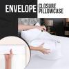 imageUtopia Bedding Brushed Microfiber Pillowcases  20 by 30 inches Pillow Covers  White Bulk Pack of 80
