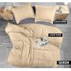 imageUtopia Bedding Duvet Cover Queen Size  1 Duvet Cover with 2 Pillow Shams 3 Pieces Comforter Cover with Zipper Closure  Ultra Soft Brushed Microfiber 90 X 90 Inches Queen Quatrefoil AquaSeer Sucker Beige