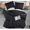 imageUtopia Bedding Duvet Cover Queen Size  1 Duvet Cover with 2 Pillow Shams 3 Pieces Comforter Cover with Zipper Closure  Ultra Soft Brushed Microfiber 90 X 90 Inches Queen Quatrefoil AquaSeer Sucker Black