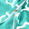 imageUtopia Bedding Duvet Cover Queen Size  1 Duvet Cover with 2 Pillow Shams 3 Pieces Comforter Cover with Zipper Closure  Ultra Soft Brushed Microfiber 90 X 90 Inches Queen Quatrefoil AquaQuarterfoil Aqua