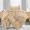 imageUtopia Bedding Duvet Cover Queen Size  1 Duvet Cover with 2 Pillow Shams 3 Pieces Comforter Cover with Zipper Closure  Ultra Soft Brushed Microfiber 90 X 90 Inches Queen Quatrefoil AquaSeer Sucker Beige