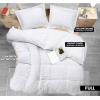 imageUtopia Bedding Duvet Cover Queen Size  1 Duvet Cover with 2 Pillow Shams 3 Pieces Comforter Cover with Zipper Closure  Ultra Soft Brushed Microfiber 90 X 90 Inches Queen Quatrefoil AquaWhite