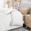 imageUtopia Bedding Duvet Cover Queen Size  1 Duvet Cover with 2 Pillow Shams 3 Pieces Comforter Cover with Zipper Closure  Ultra Soft Brushed Microfiber 90 X 90 Inches Queen Quatrefoil AquaSeer Sucker White