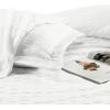 imageUtopia Bedding Duvet Cover Queen Size  1 Duvet Cover with 2 Pillow Shams 3 Pieces Comforter Cover with Zipper Closure  Ultra Soft Brushed Microfiber 90 X 90 Inches Queen Quatrefoil AquaSeer Sucker White