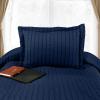 imageUtopia Bedding Duvet Cover Queen Size  1 Duvet Cover with 2 Pillow Shams 3 Pieces Comforter Cover with Zipper Closure  Ultra Soft Brushed Microfiber 90 X 90 Inches Queen Quatrefoil AquaSeer Sucker Navy