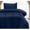 imageUtopia Bedding Duvet Cover Queen Size  1 Duvet Cover with 2 Pillow Shams 3 Pieces Comforter Cover with Zipper Closure  Ultra Soft Brushed Microfiber 90 X 90 Inches Queen Quatrefoil AquaSeer Sucker Navy
