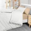 imageUtopia Bedding Duvet Cover Queen Size  1 Duvet Cover with 2 Pillow Shams 3 Pieces Comforter Cover with Zipper Closure  Ultra Soft Brushed Microfiber 90 X 90 Inches Queen Quatrefoil AquaSeer Sucker White